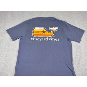 Houston Astros Shirt Mens Medium Blue Vineyard Vines Tee MLB Baseball Pocket Tx